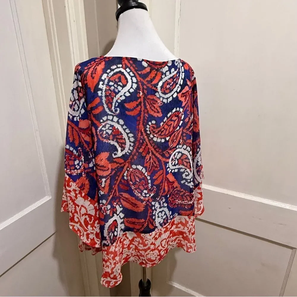 Ruby Rd. Multicolor Abstract Top - Picture 12 of 12